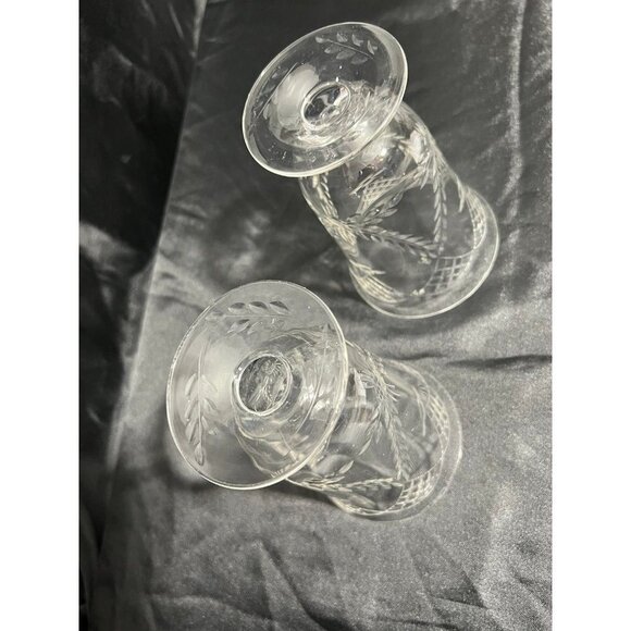 Vintage 2pc Glass Set - Picture 6 of 7